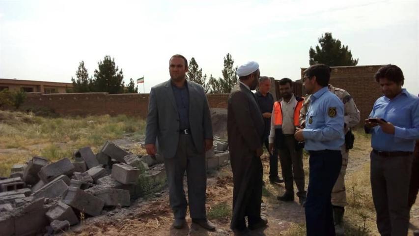 تخریب 8 مورد ساخت وساز غیرمجاز در اراضی سایت باستانی شهر کهن نیشابور