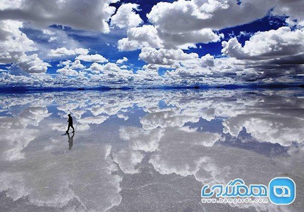 دریاچه نمک بولیوی ، زیباترین دریاچه کریستالی دنیا